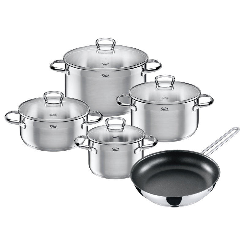 Silit 5-tlg. Kochgeschirr-Set Toskana aus Edelstahl | Wayfair.de